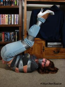 www.staciesnowbound.com - Stacie Snow Tape Tied in Jeans and Heels thumbnail